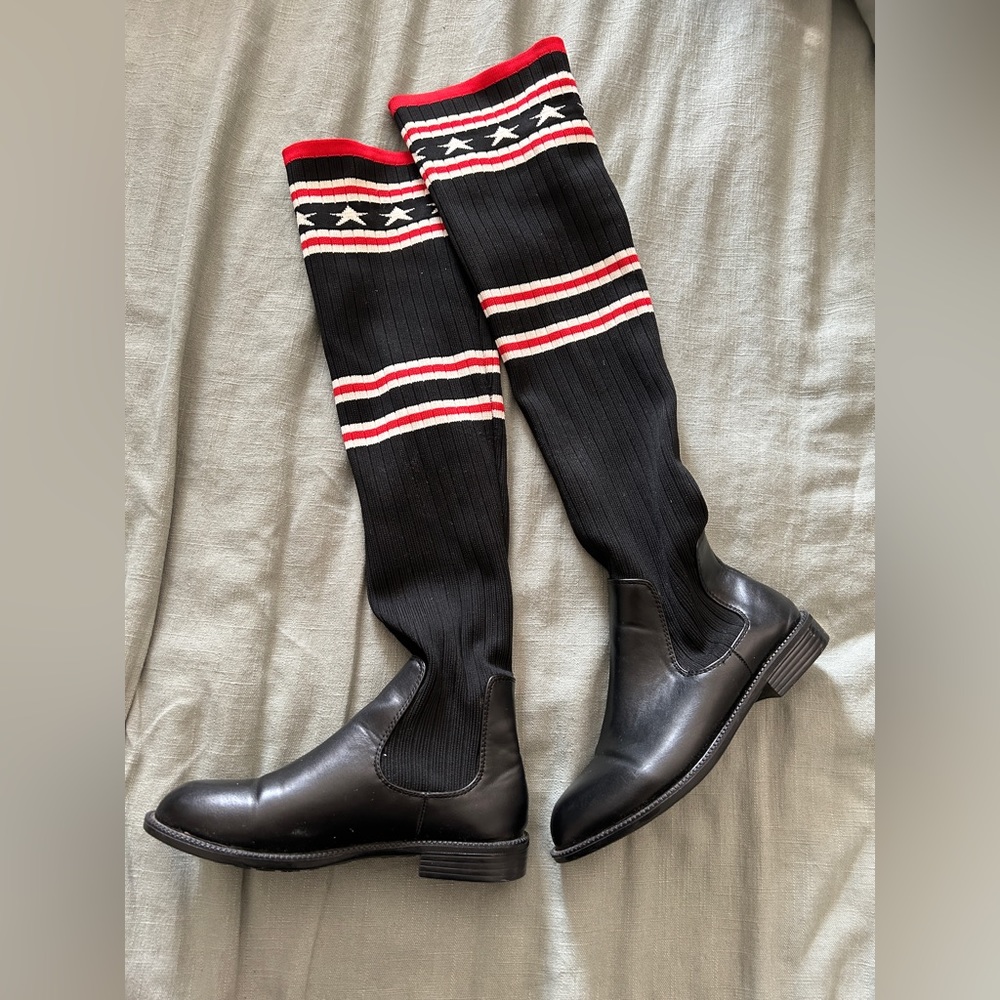 Givenchy sock boots size 8